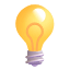 icone emoji de lampada