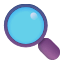 icone emoji de lupa
